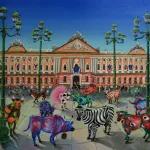 Le vaches du capitole - galerie (reproduction)