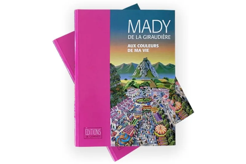 Aux couleurs de ma vie un livre de Mady de la Giraudière