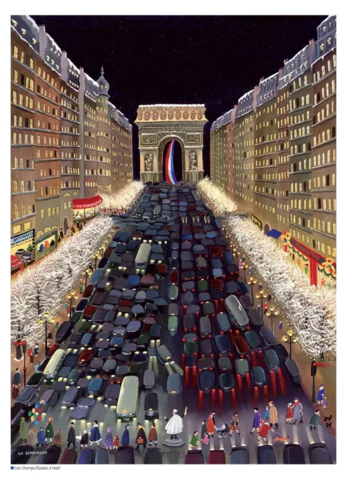 Reproduction des champs Élysées de Mady